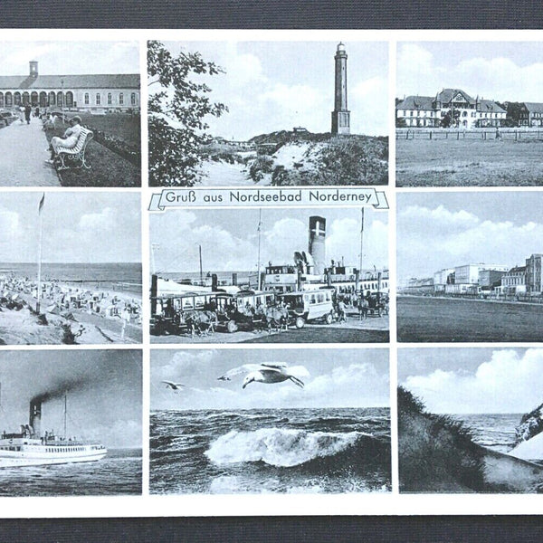 Gruß a. Nordseebad Norderney Collage Schiff Niedersachsen Deutschland 4006661 TH