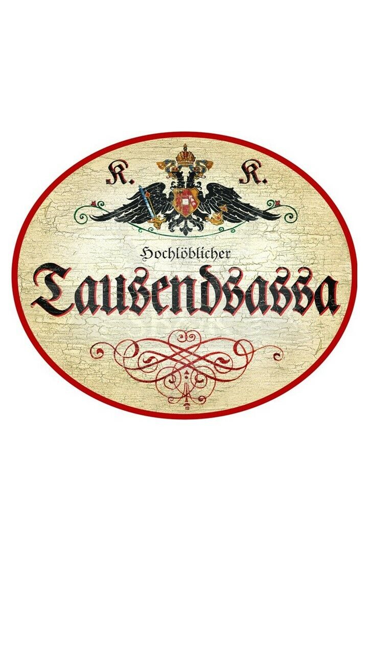 KuK Nostalgie Holzschild "Tausendsassa"