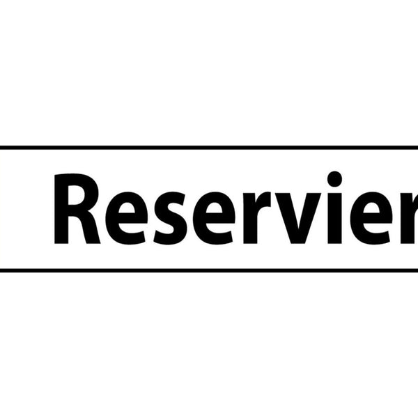 Schild Reserviert Stamm Parkplatz Parken Anwohner Privat 46 x 10 Blech od. Holz