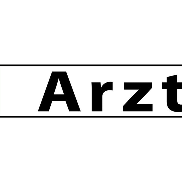 Schild Arzt Parkplatz Parken Doktor Notarzt Praxis 46 x 10 Blech od. Holz