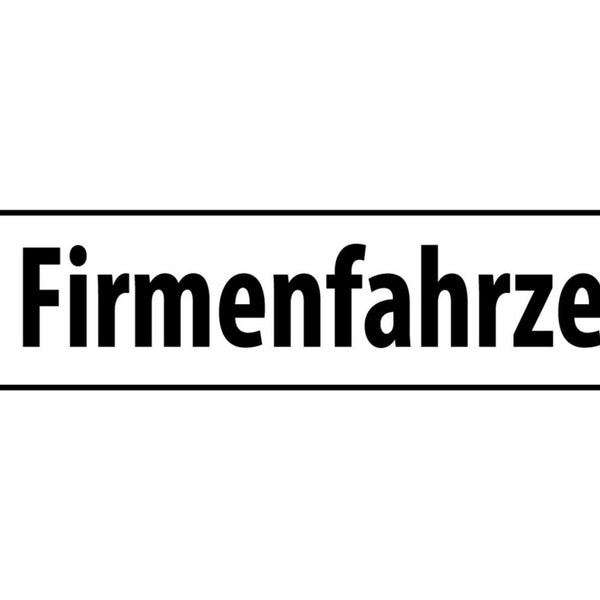 Schild Firmenfahrzeug Parkplatz Parken Firma Angestellte 46 x 10 Blech od.Holz