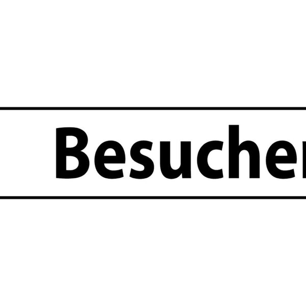 Schild Besucher Parkplatz Parken Gast Kunde 46 x 10 Blech od. Holz