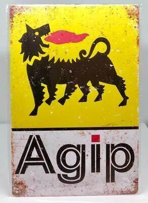 Nostalgie Retro Blechschild "Agip" 30x20 12027