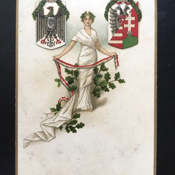 Flaggen Adler - Frau mit Lorbeerkranz & Eichenblätter 170057 TH