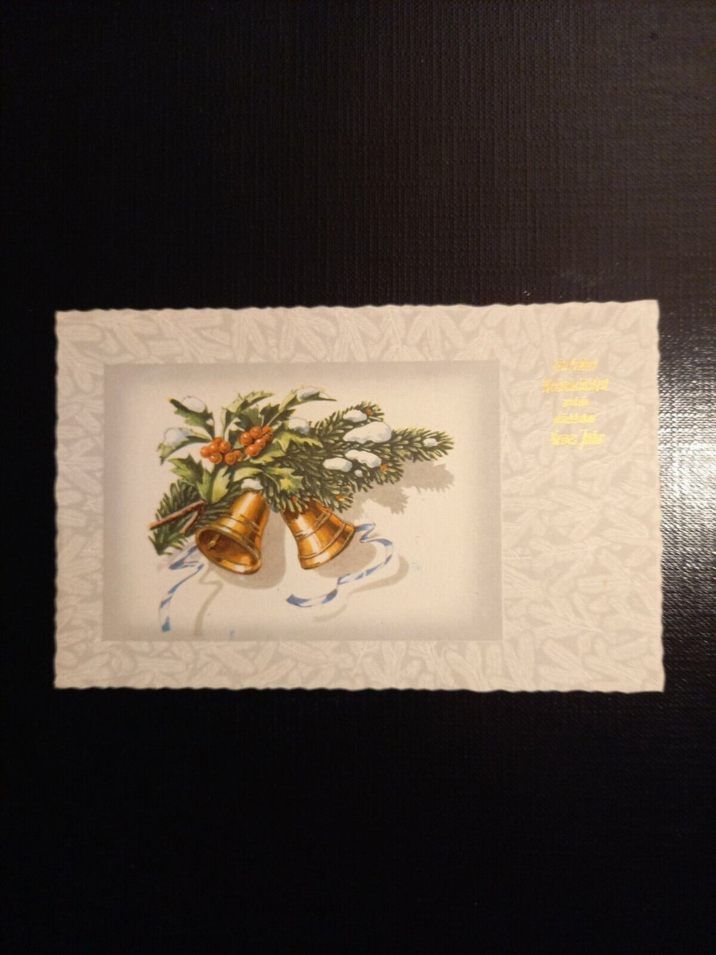 Frohe Weihnachten - Tannenzweig mir zwei Glocken  402279 gr