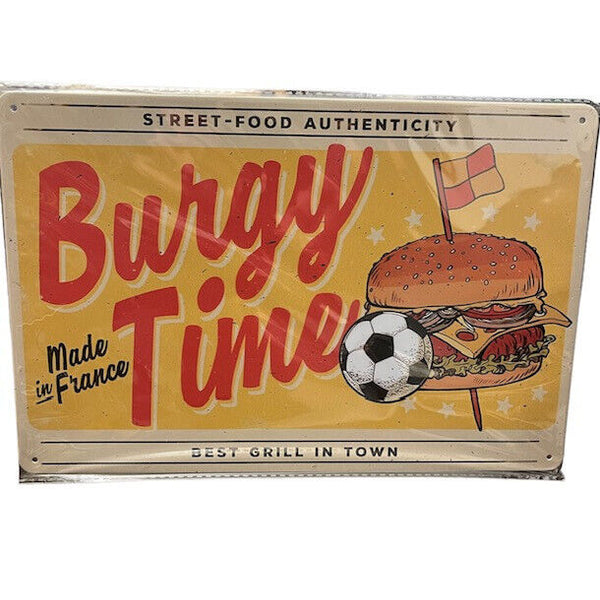 Nostalgie Vintage Retro Blechschild "Burgy Time"   30x20    000AA