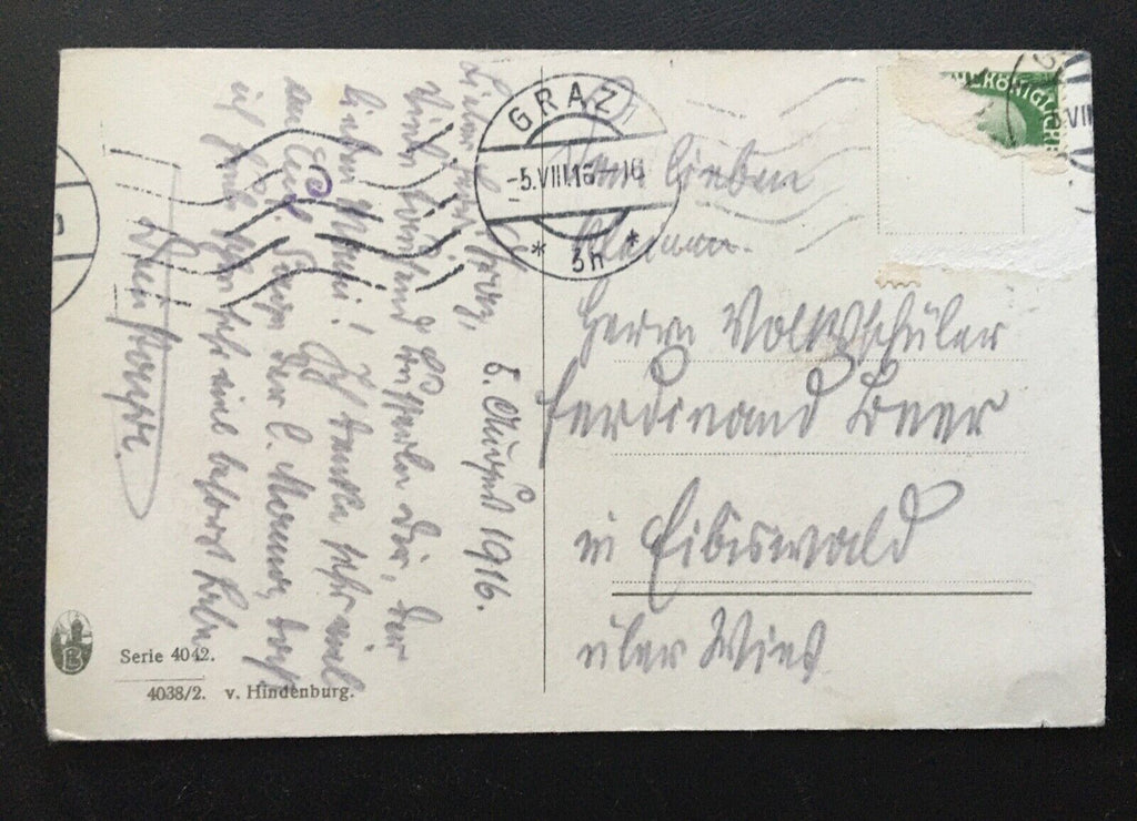 Von Hindenburg - General-Feldmarschall -  Soldaten Militär Krieg 400626 TH SH1