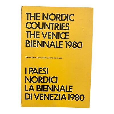 305 BIENNALE DI VENEZIA THE NORDIC COUNTRIES. THE VENICE BIENNALE 1980.