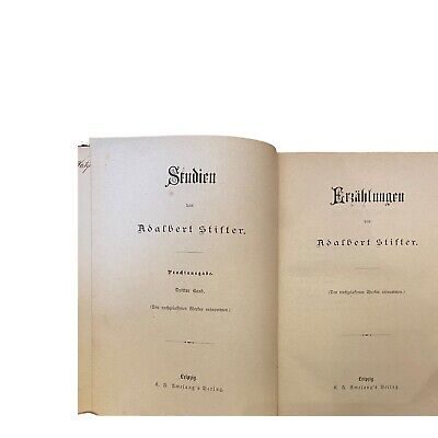 808 Adalbert Stifter STIFTER ERZÄHLUNGEN Dritter Band HC