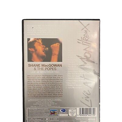 1490 Eagle Rock Entertainment Ltd. SHANE MAC GOWAN & THE POPES - LIVE