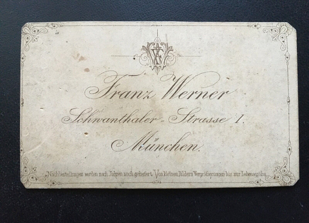 Foto Porträt Frau Tracht - Franz Werner München ca.5,9x10cm 400679 TH