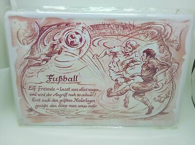Nostalgie Vintage Retro Blechschild Spruch Fußball altes Motiv 30x20 cm 60237