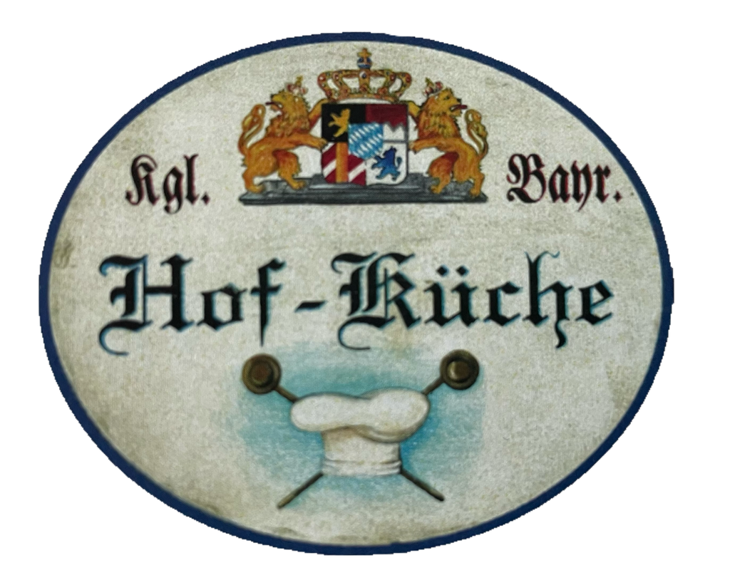 Nostalgie Holzschild Bayern Königlich Bayerische Hof Küche Kochen Schild