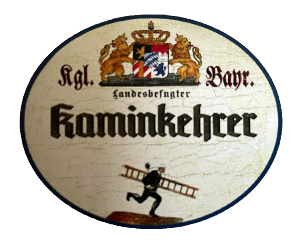 Nostalgie Holz Schild Bayern Königlich Bayerischer Landesbefugter Kaminkehrer