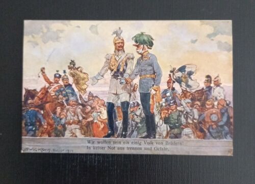 S.M.Kaiser Wilhelm Kaiser Franz Josef Ludwig Koch Künstlerkarte Ga 50378 SH1
