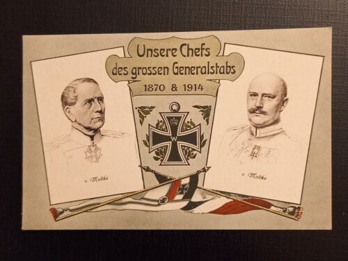 Unsere Chefs Des Grossen Generalstabs 1870 & 1914 Moltke Ga 50362 SH1