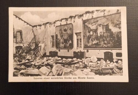 Inneres einer zerstören Kirche am Monte Santo 650275 Ga E