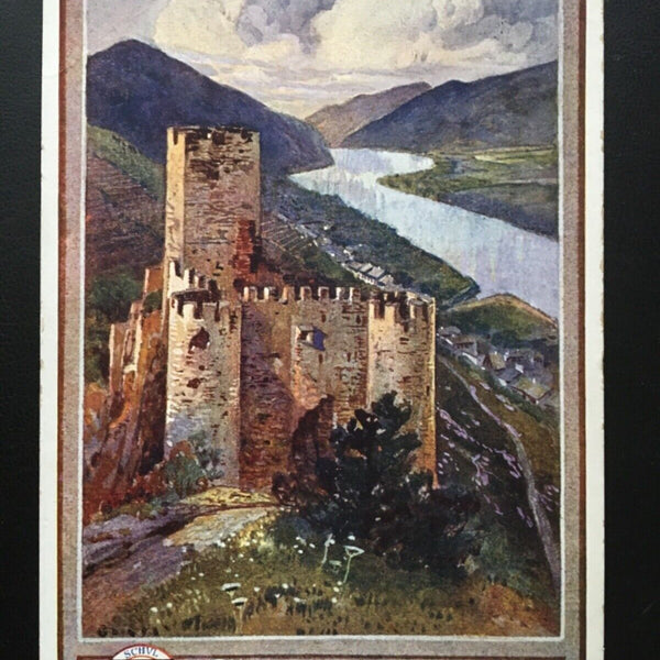 Deutscher Schulverein - Ruine Hinterhaus - Burg - Künstlerkarte 16011 TH