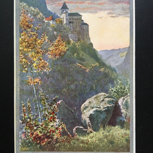 Deutscher Schulverein - Die Trostburg bei Waidbruck - Künstlerkarte 16016 TH