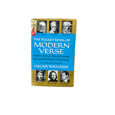 4756 Oscar Williams THE POCKET BOOK OF MODERN VERSE. ENGLISH AND AMERICAN POETRY