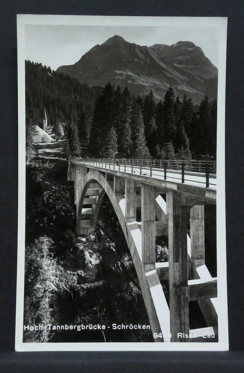Hoch Tannbergbrücke Schröcken Risch Lau JW 402976 F