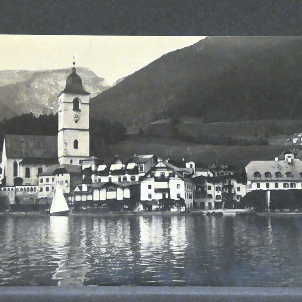 St Wolfgang Oberösterreich mit Schafberg Wolfgangsee Kirche Schiff JW 410234 F
