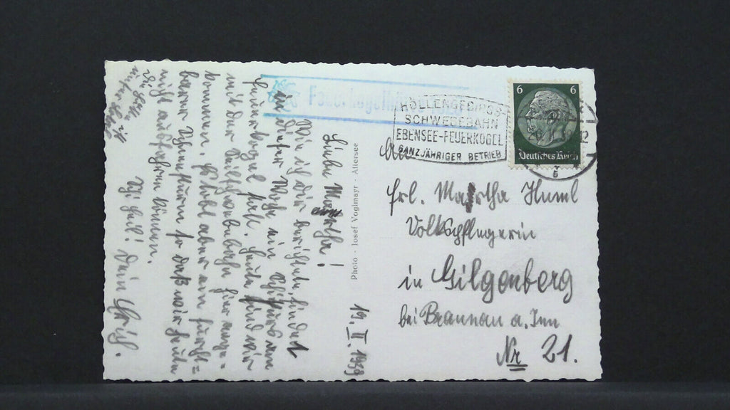 Seilschwebebahn Ebensee Feuerkogel Feuerkogelhütte mit Dachstein JW 402980 F