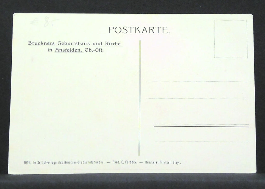 Anton Bruckners Geburtshaus und Kirche in Ansfelden Oberösterreich JW 0164 F