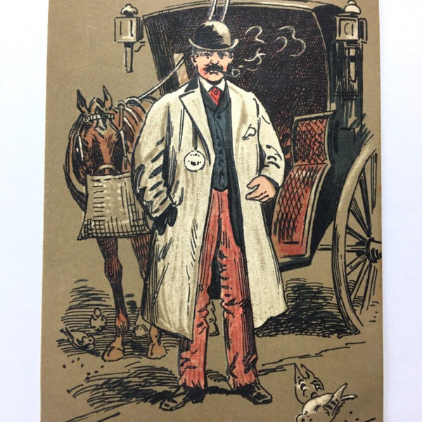 The Cabman - Der Kutscher - Künstlerkarte 40177 TH