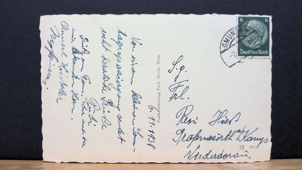 unbekannter See Postkartenverlag Ferd. Strehl Wels JW 650192 C
