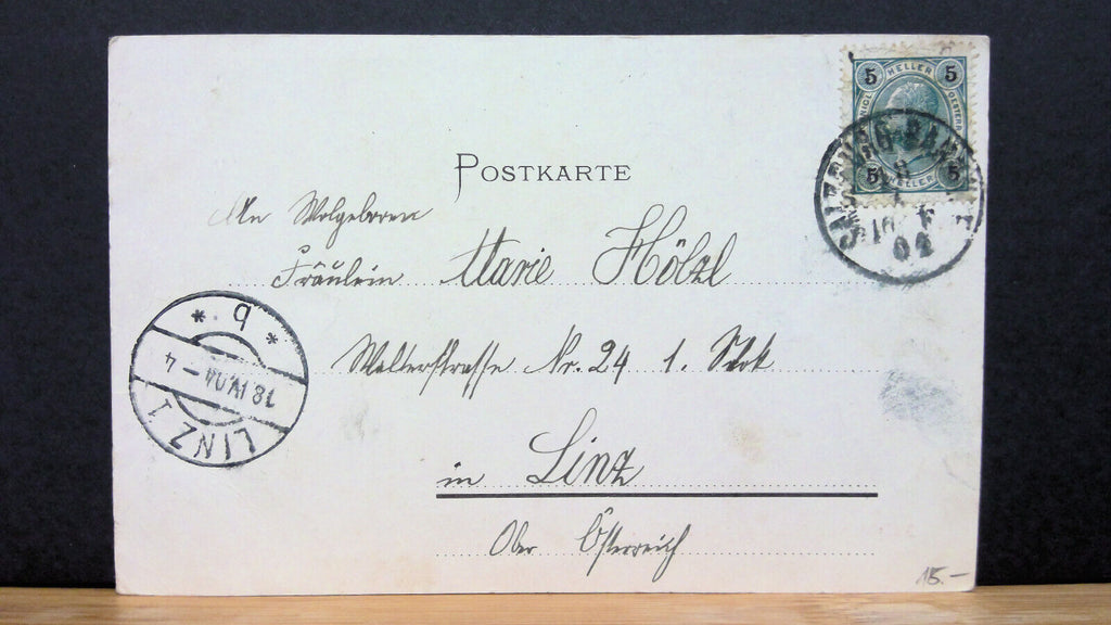 Salzburg Blick gegen Mülln Gemälde JW 650096 C