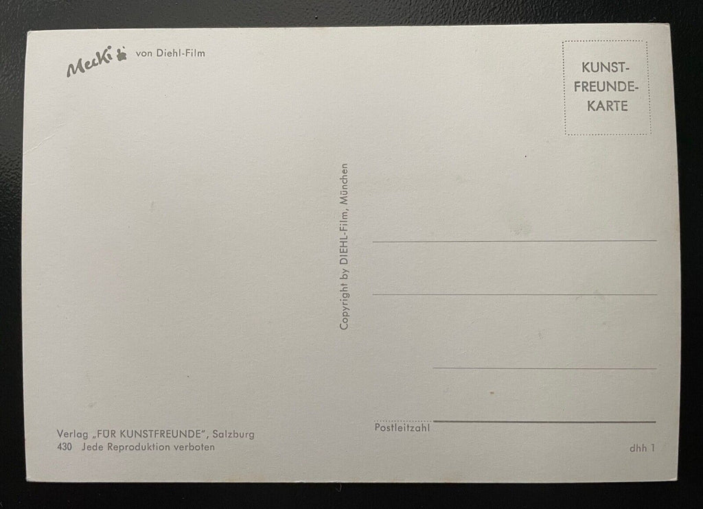 Mecki Igel Trink den Wein nicht gern allein Glas Fass Puppe Hörzu Diehl 400604TH