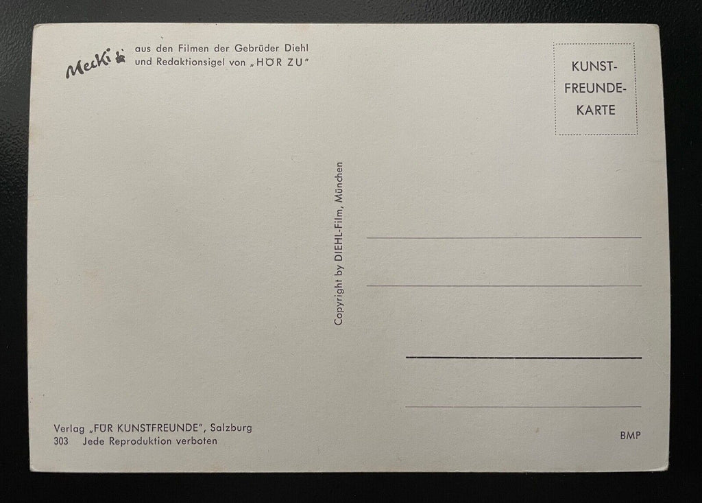 Mecki Igel Vergiß mein nicht Vogel Liebesbrief Wiese Puppe Hörzu Diehl 400605 TH