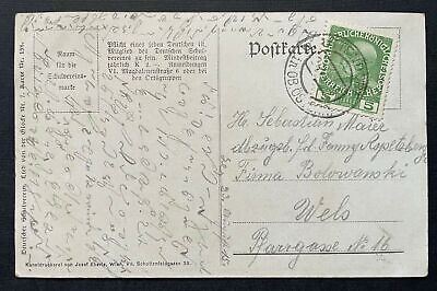 Deutscher Schulverein Die Glocke Gedicht Spruch Mann Bauer Erde Ernte 400312 TH