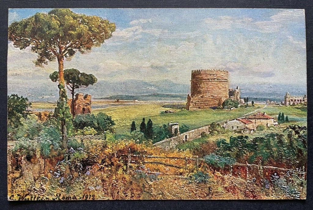 Rom Grabmal Caecilia Metella Ruinen Zirkus Maxentius C.Wuttke Italien 400260 TH