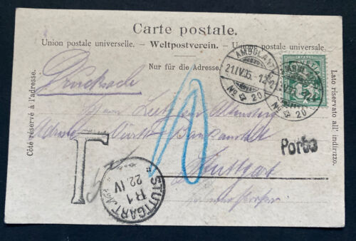 Ambulant Stempel Schweiz Wilhelm Tell Denkmal 80256