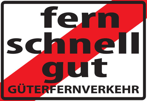 Schild Heizraum fern schnell gut Güterverkehr Transport JW