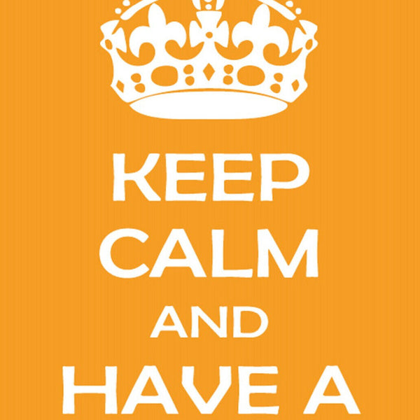 Schild Spruch Keep calm and have a beer Ruhe bewahren Bier trinken Alkohol JW