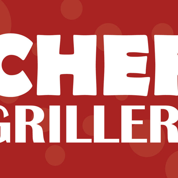 Schild Spruch Chef Griller Essen Männer JW