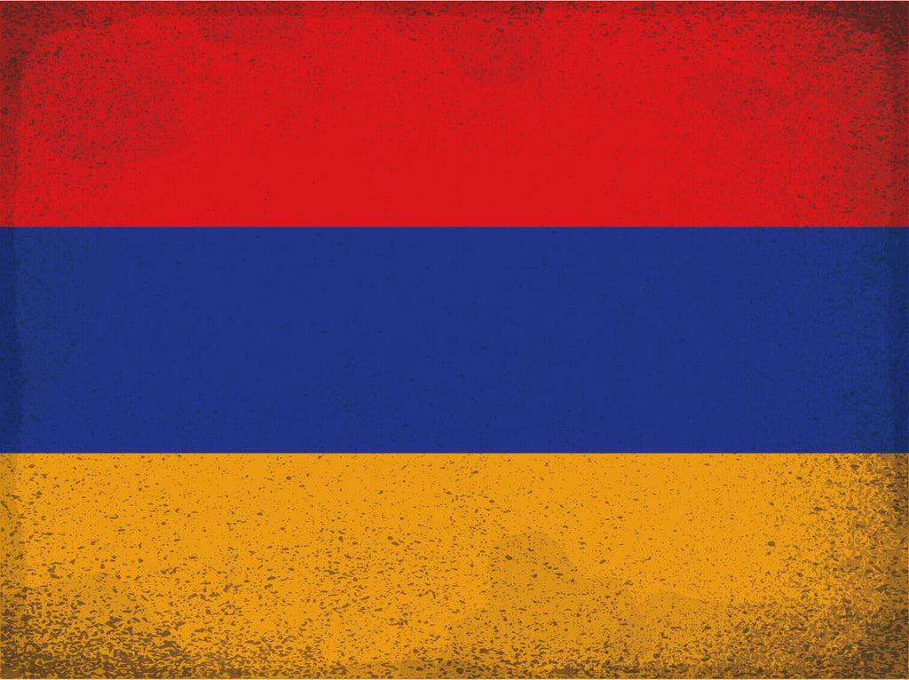 Schild Spruch Nationalflagge Armenien JW