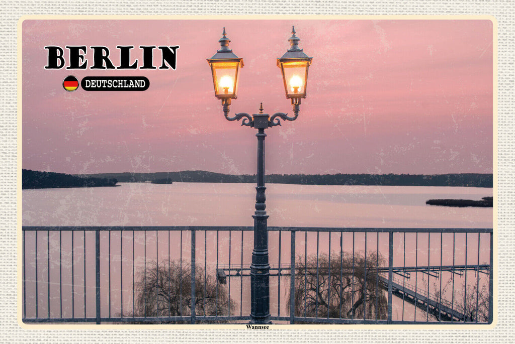 Schild Spruch Berlin Deutschland Wannsee JW