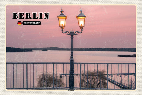 Schild Spruch Berlin Deutschland Wannsee JW