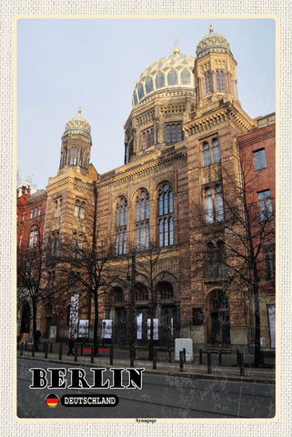 Schild Spruch Berlin Deutschland Synagoge JW