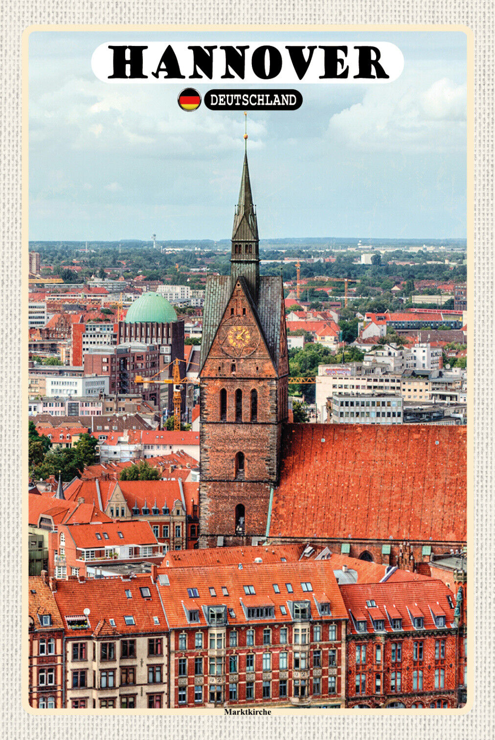 Schild Spruch Hannover Deutschland Marktkirche JW