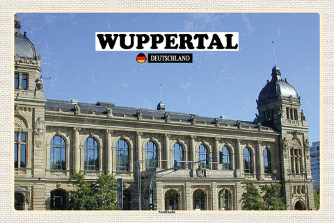 Schild Spruch Wuppertal Deutschland Stadthalle JW