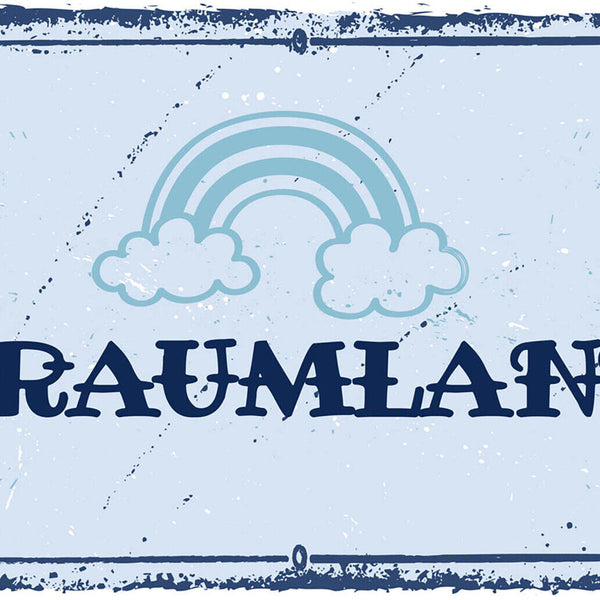 Schild Spruch Traumland JW