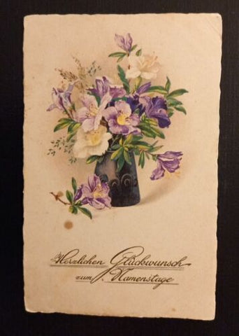 Herzlichen Glückwunsch Zum Namenstag Blumenstrauß 165384 Ga G