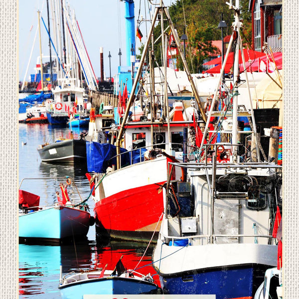 Schild Spruch I Love Ostsee Deutschland Meer Hafen Schiffe JW