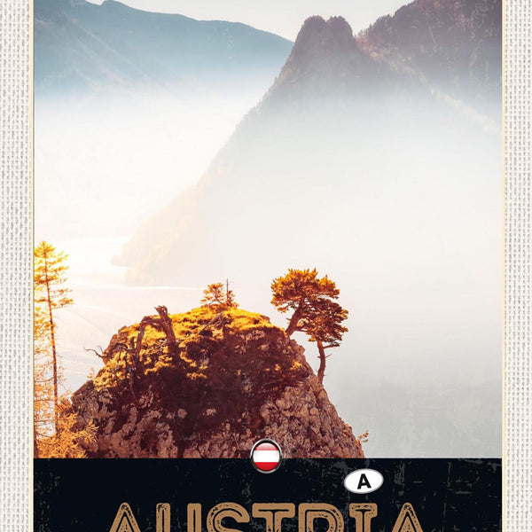 Schild Spruch Austria Österreich Berge JW
