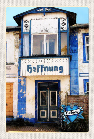 Schild Spruch Herz Liebe Ostsee Deutschland Haus Hoffnung  JW